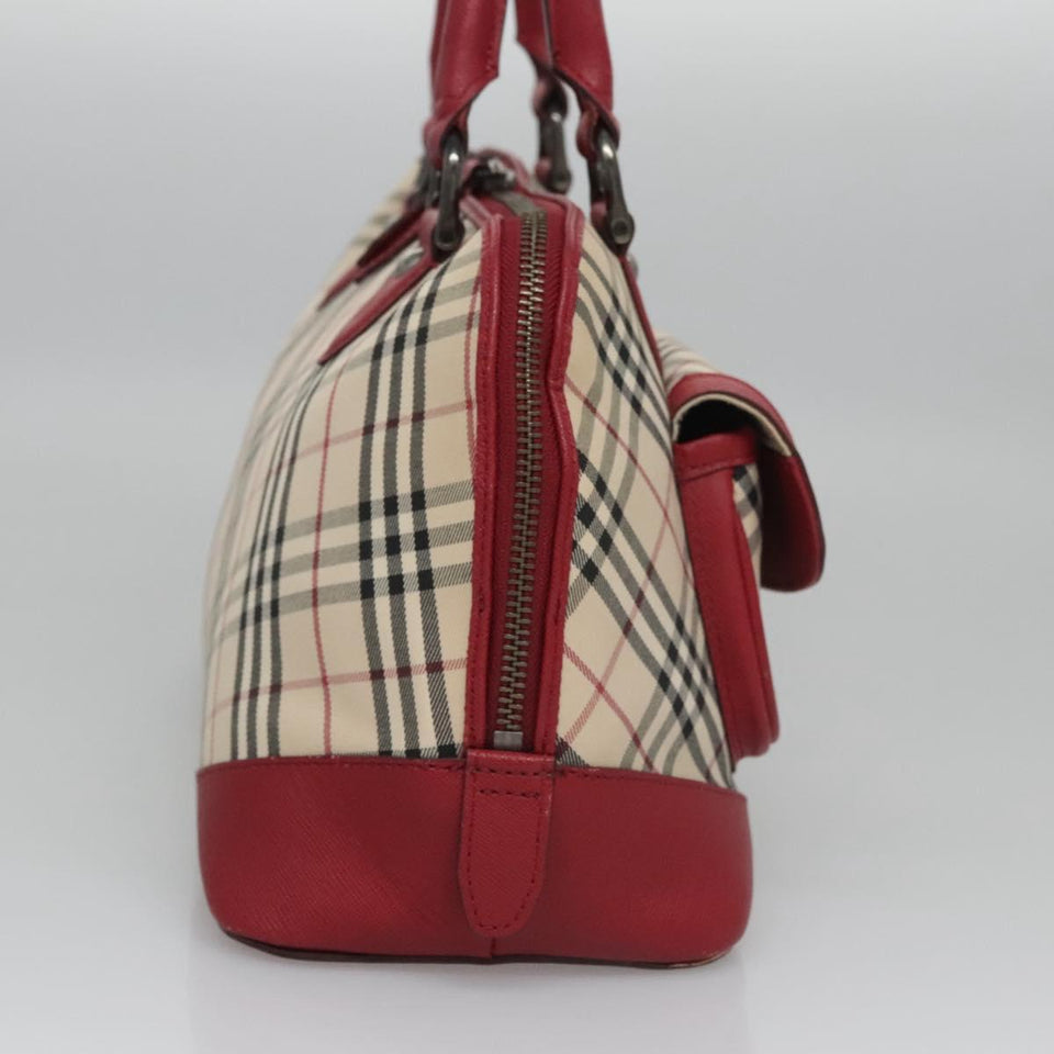 Burberry Nova Check Beige Canvas Handbag ( )