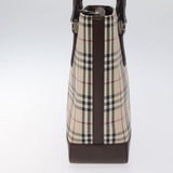 Burberry Nova Check Beige Canvas Handbag ( )