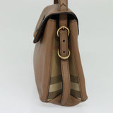 Burberry Brown Leather Handbag ( )