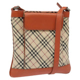 Burberry Nova Check Beige Canvas Shoulder Bag ( )