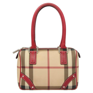 Burberry Supernova Check Beige Canvas Handbag ( )
