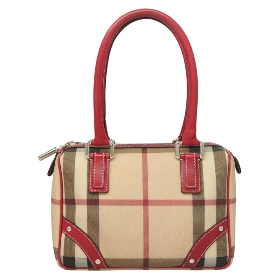 Burberry Supernova Check Beige Canvas Handbag ( )