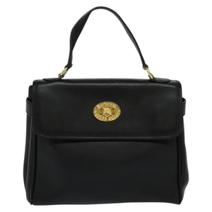 Burberry Black Leather Handbag ( )