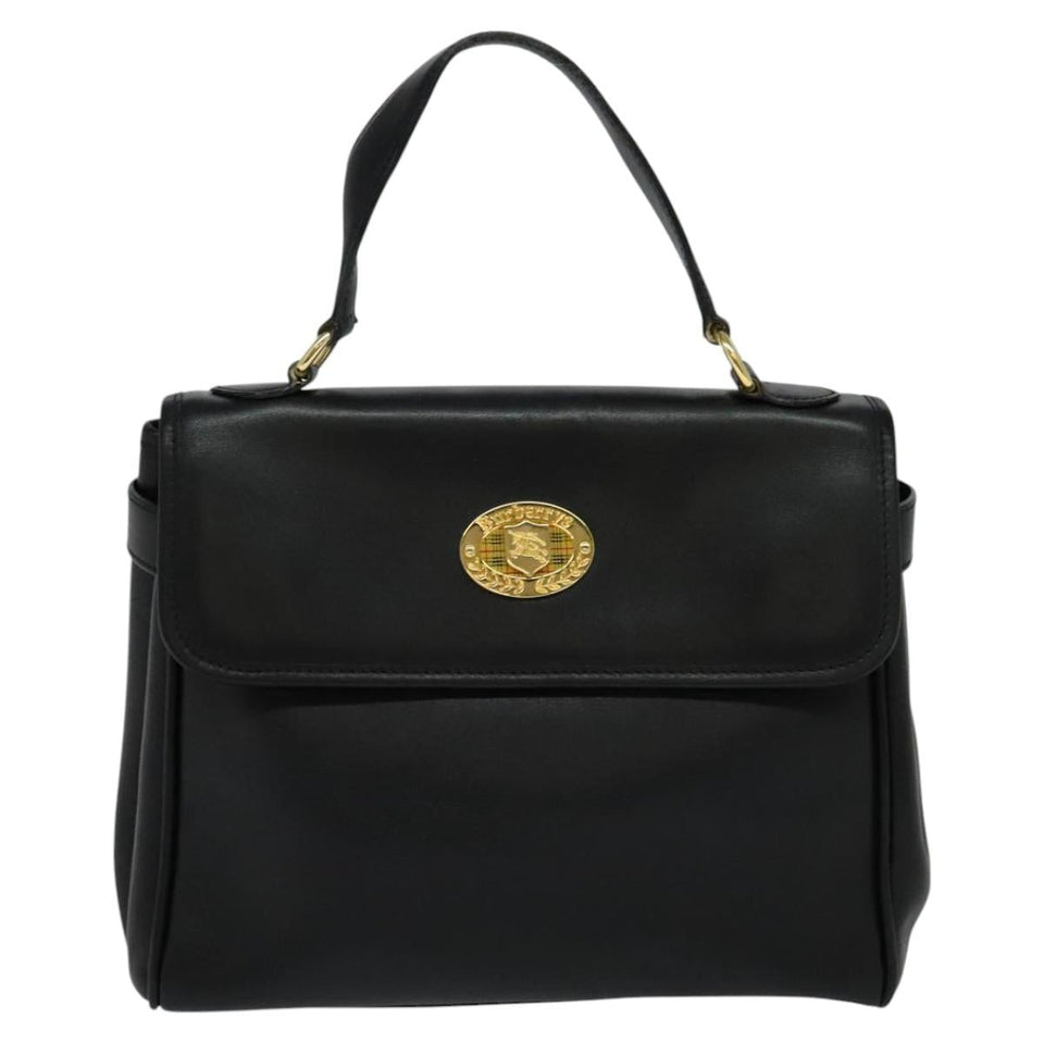 Burberry Black Leather Handbag ( )
