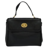 Burberry Black Leather Handbag ( )