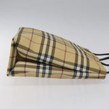 Burberry Nova Check Beige Canvas Handbag ( )