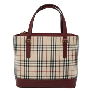 Burberry Nova Check Beige Canvas Tote Bag ( )