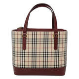 Burberry Nova Check Beige Canvas Tote Bag ( )