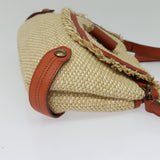 Burberry Blue Label Beige Wicker Shoulder Bag ( )