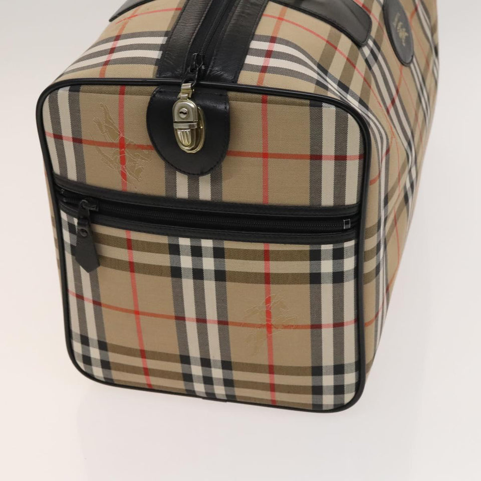 Burberry Nova Check Beige Canvas Travel Bag ( )