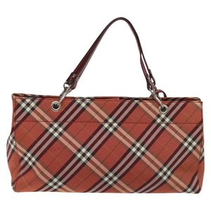 Burberry Nova Check Red Synthetic Handbag ( )