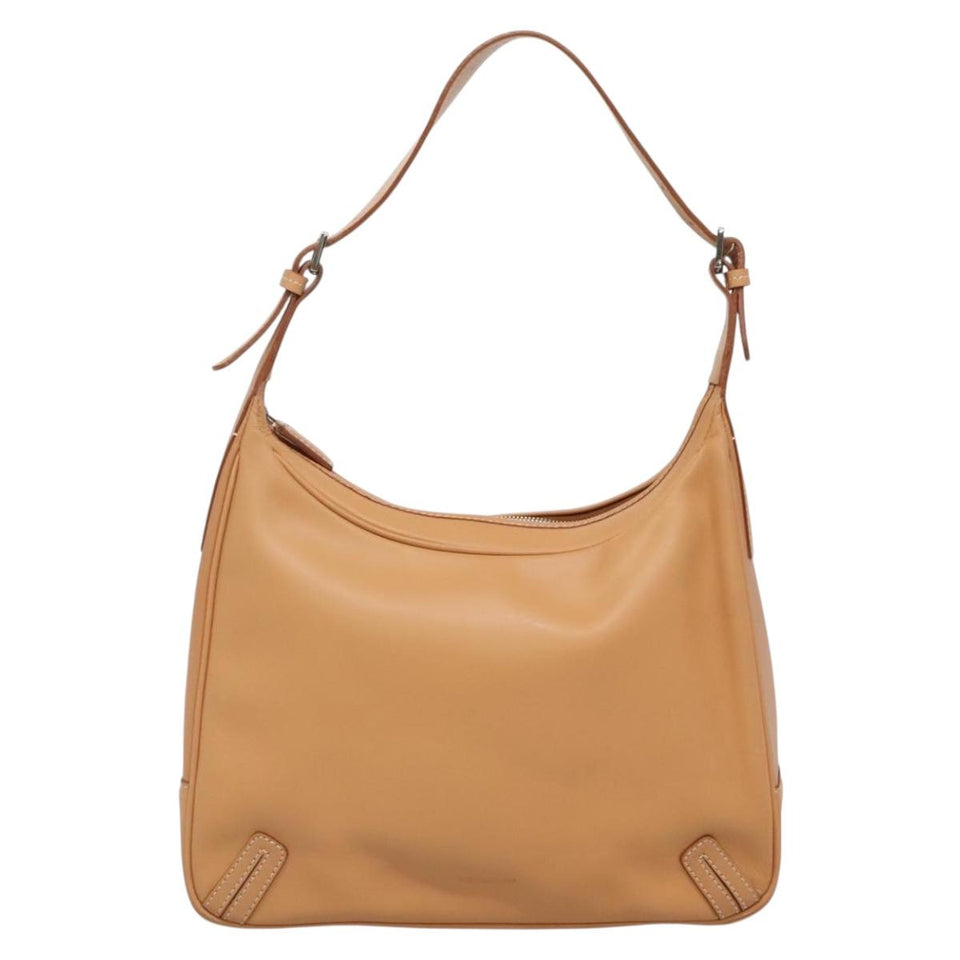 Burberry Nova Check Beige Leather Shoulder Bag ( )