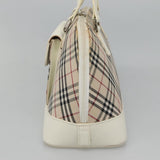 Burberry Nova Check Beige Canvas Handbag ( )