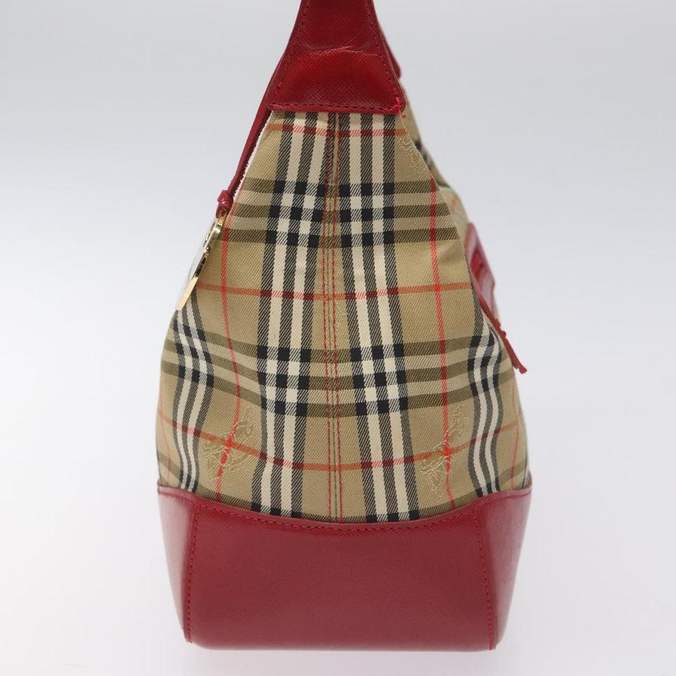 Burberry Nova Check Beige Canvas Shoulder Bag ( )