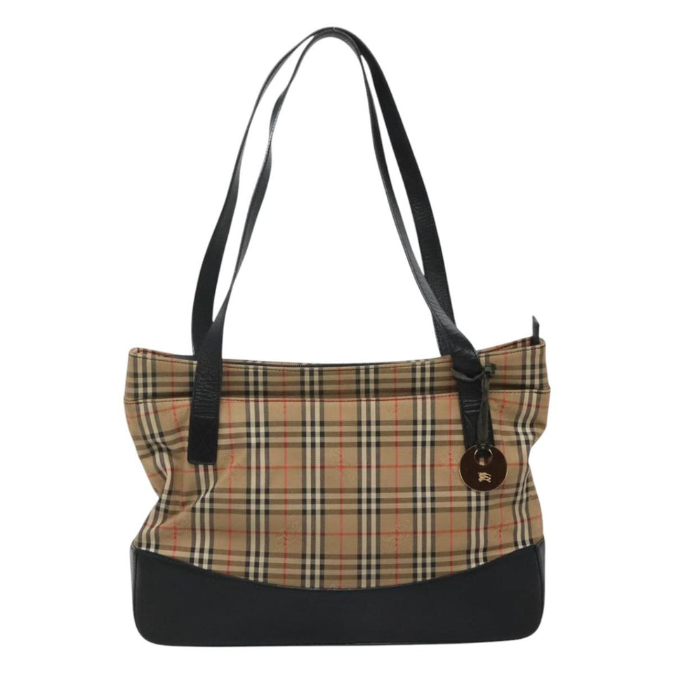 Burberry Nova Check Beige Canvas Tote Bag ( )