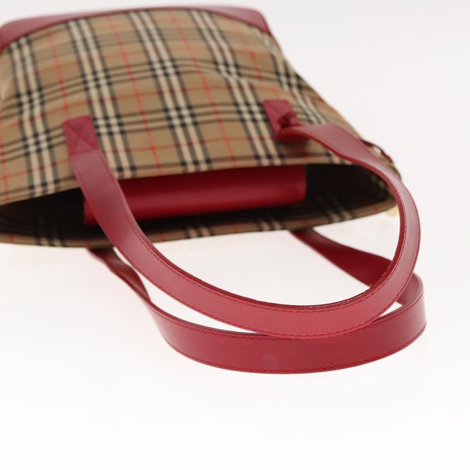 Burberry Nova Check Beige Canvas Shoulder Bag ( )