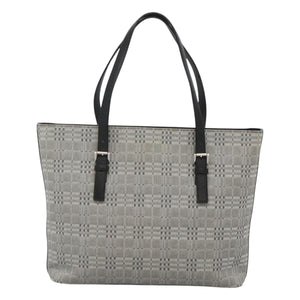 Burberry Nova Check Grey Canvas Shoulder Bag ( )