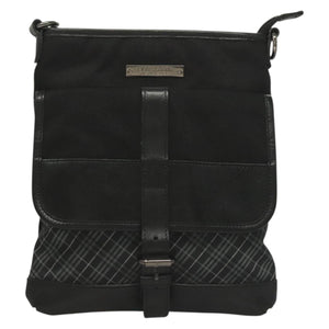 Burberry Nova Check Black Nylon Shoulder Bag ( )