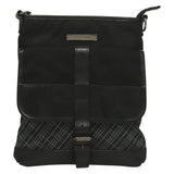 Burberry Nova Check Black Nylon Shoulder Bag ( )