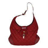 Burberry Shoulder Bag Red Synthetic Shoulder Bag ( )