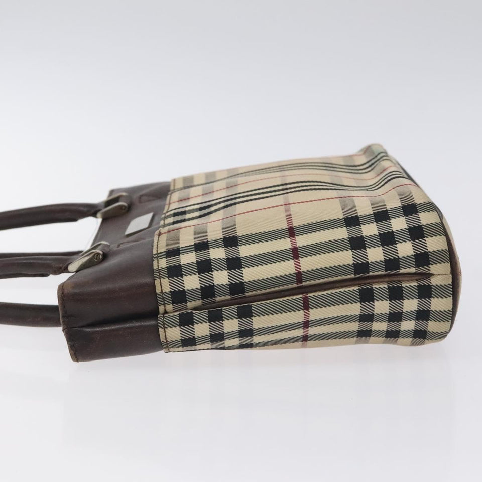 Burberry Nova Check Beige Canvas Handbag ( )