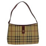 Burberry Nova Check Beige Canvas Shoulder Bag ( )