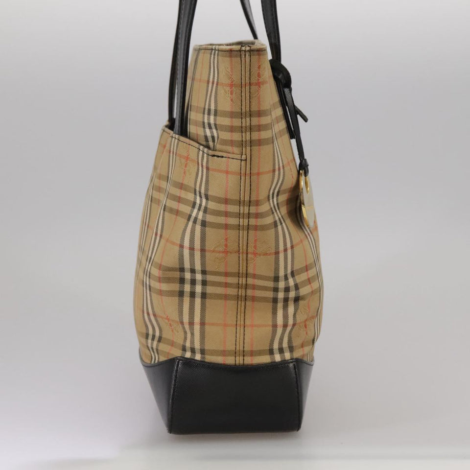 Burberry Nova Check Beige Canvas Tote Bag ( )
