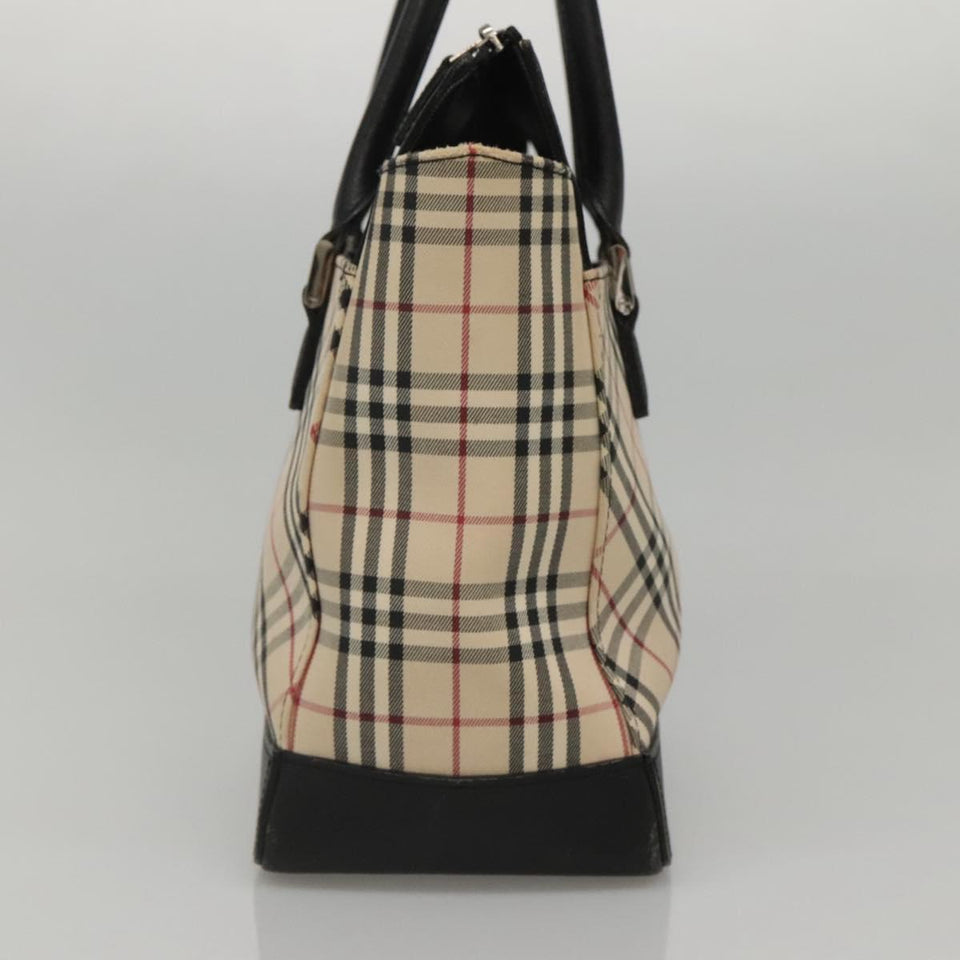 Burberry Nova Check Beige Canvas Handbag ( )