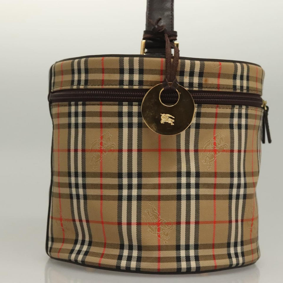 Burberry Nova Check Beige Canvas Handbag ( )