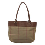 Burberry Nova Check Brown Canvas Shoulder Bag ( )