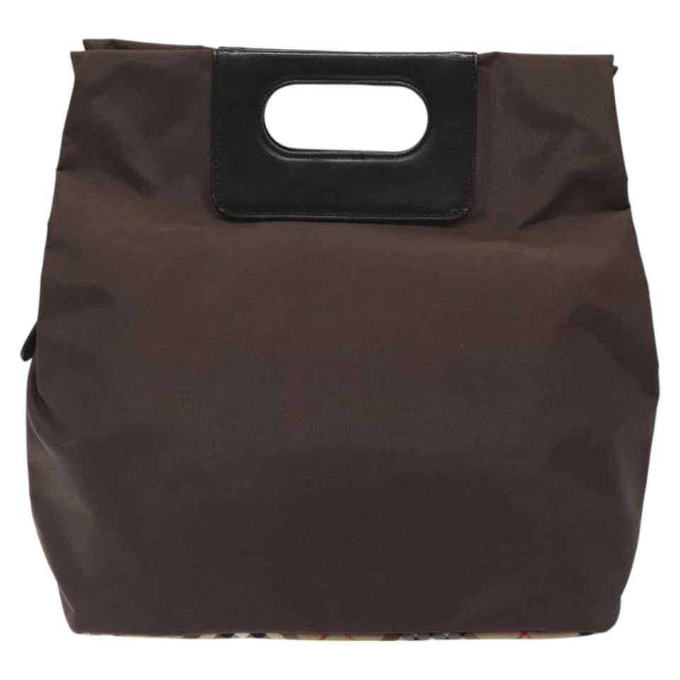 Burberry Blue Label Brown Nylon Handbag ( )