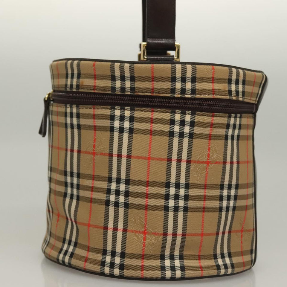 Burberry Nova Check Beige Canvas Handbag ( )