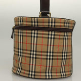 Burberry Nova Check Beige Canvas Handbag ( )