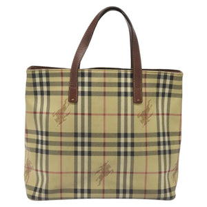 Burberry Nova Check Beige Canvas Tote Bag ( )
