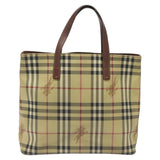 Burberry Nova Check Beige Canvas Tote Bag ( )