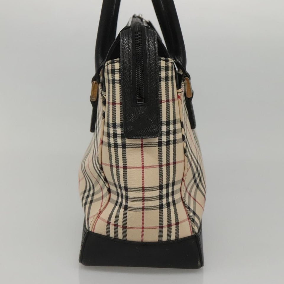 Burberry Nova Check Beige Canvas Handbag ( )