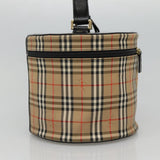 Burberry Haymarket Beige Canvas Clutch Bag ( )