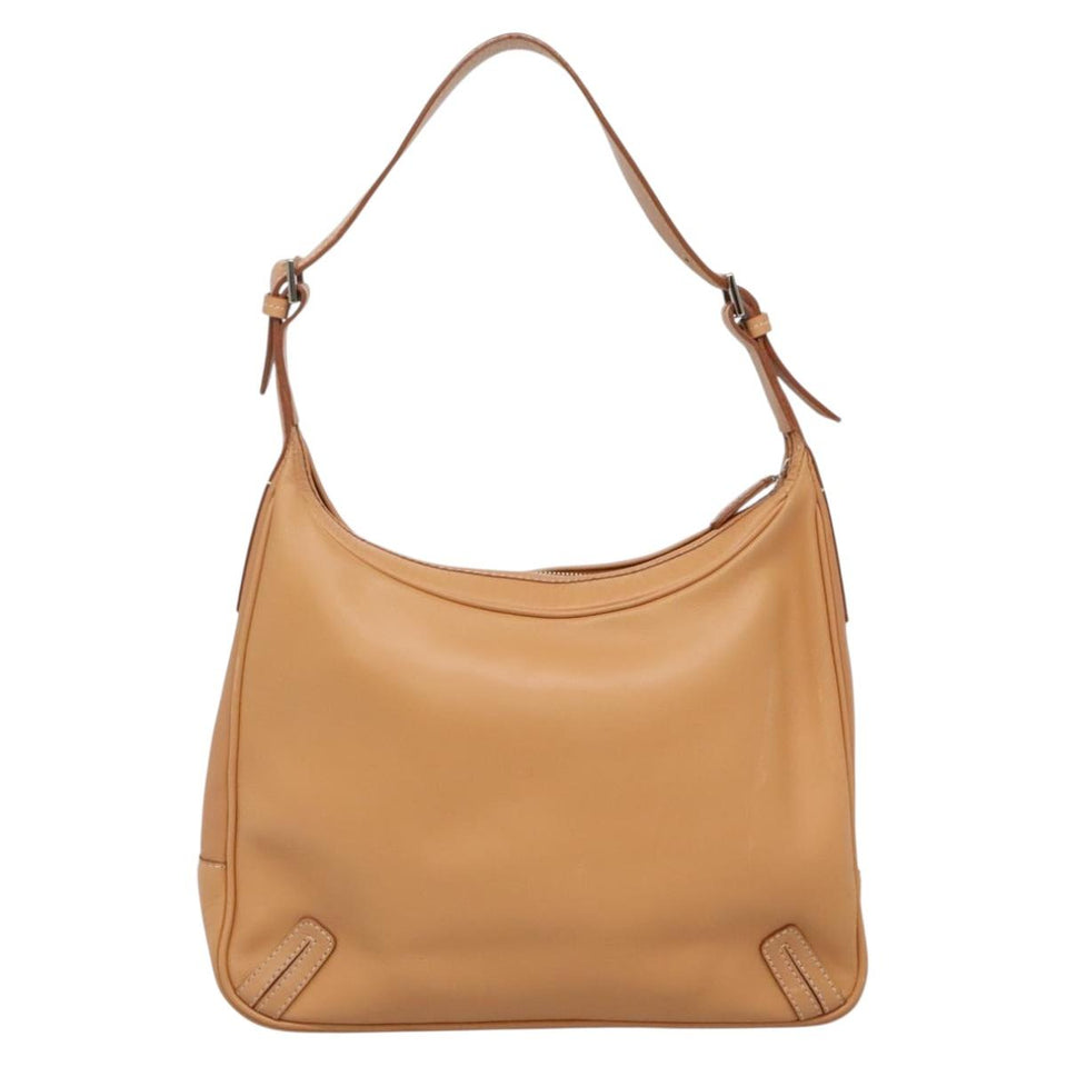 Burberry Nova Check Beige Leather Shoulder Bag ( )