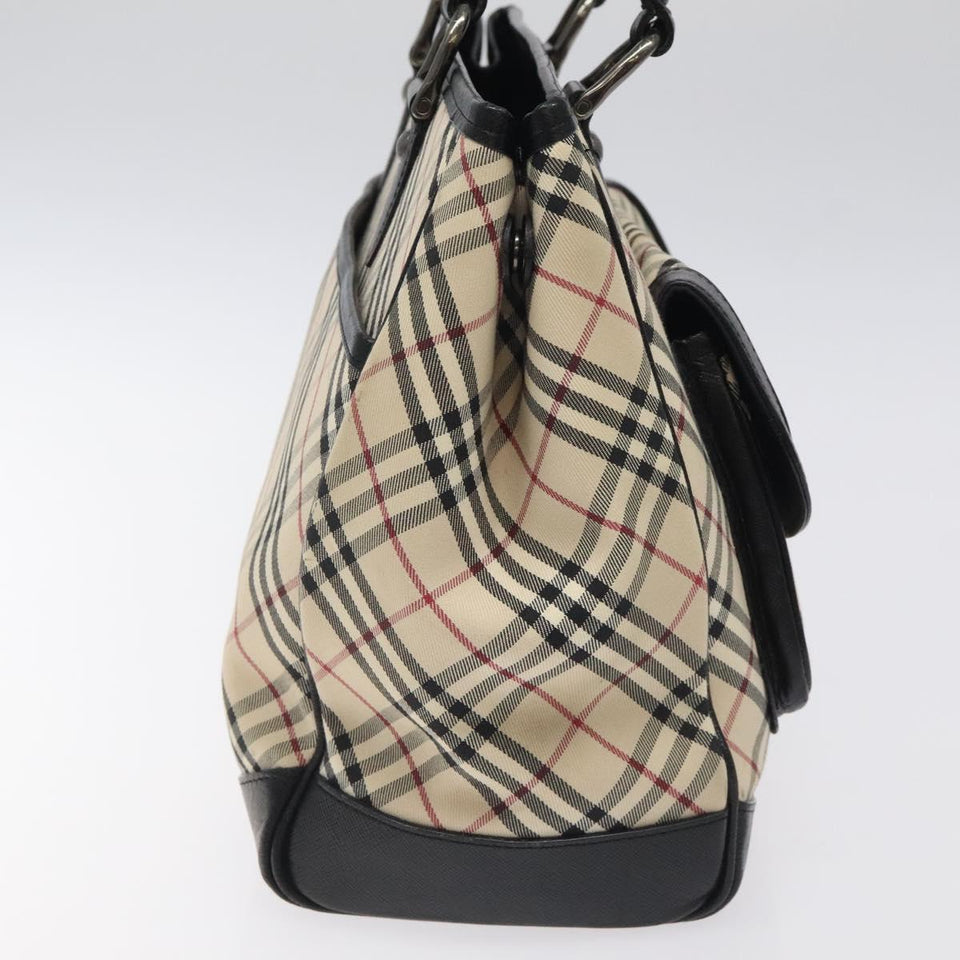 Burberry Nova Check Beige Canvas Handbag ( )
