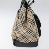 Burberry Nova Check Beige Canvas Handbag ( )