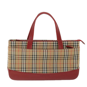 Burberry - Beige Canvas Handbag ( )