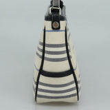 Burberry White Canvas Shoulder Bag ( )