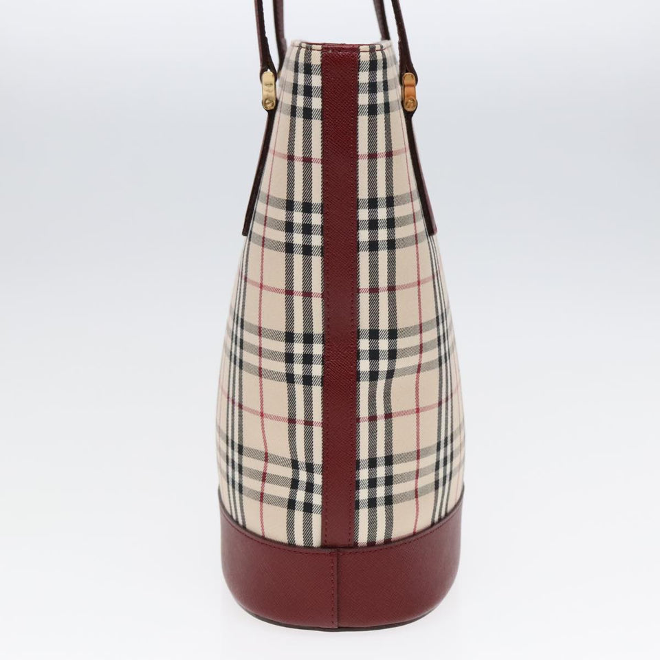 Burberry Nova Check Beige Canvas Shoulder Bag ( )