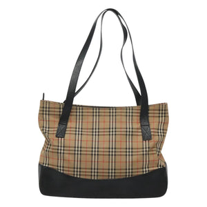 Burberry Nova Check Beige Canvas Tote Bag ( )
