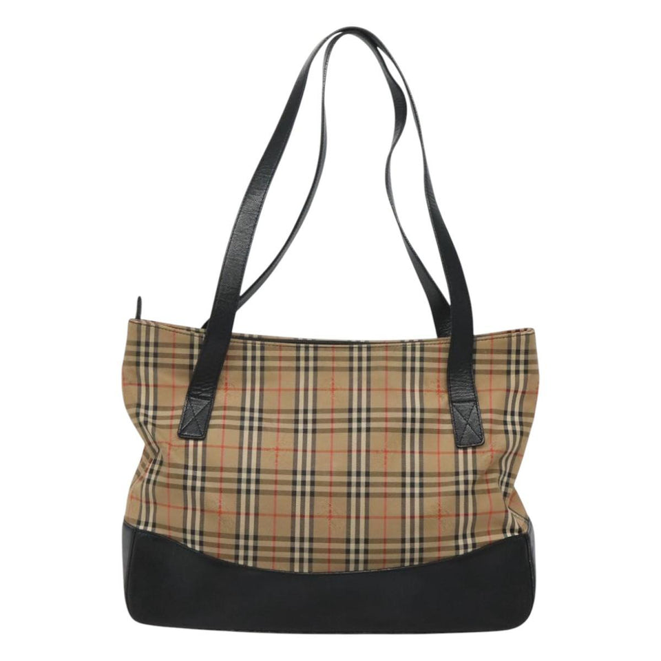Burberry Nova Check Beige Canvas Tote Bag ( )