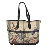 Burberry White Canvas Tote Bag ( )