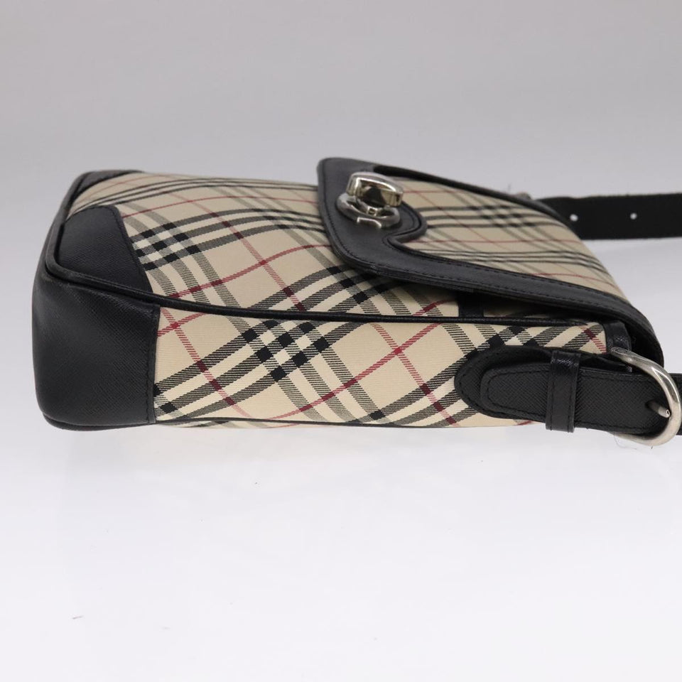 Burberry Nova Check Beige Canvas Shoulder Bag ( )