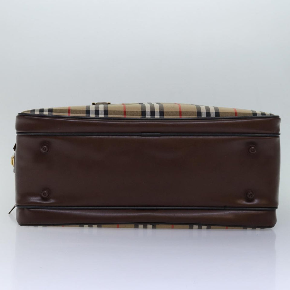 Burberry Beige Canvas Travel Bag ( )