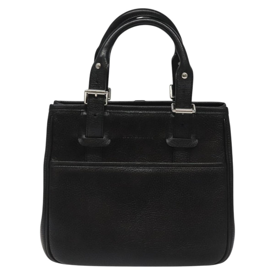 Burberry Nova Check Black Leather Handbag ( )