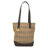 Burberry Nova Check Beige Canvas Tote Bag ( )